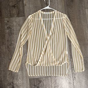 Wayf Striped Blouse